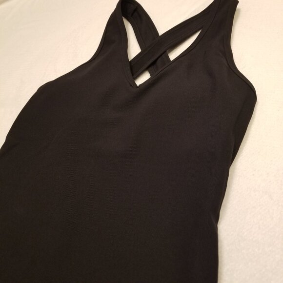 Kyodan Padded Athletic Jumpsuit Romper Black One Piece Small 6in Inseam Shorts - Picture 2 of 10